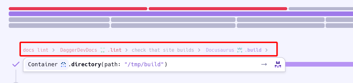 Trace log